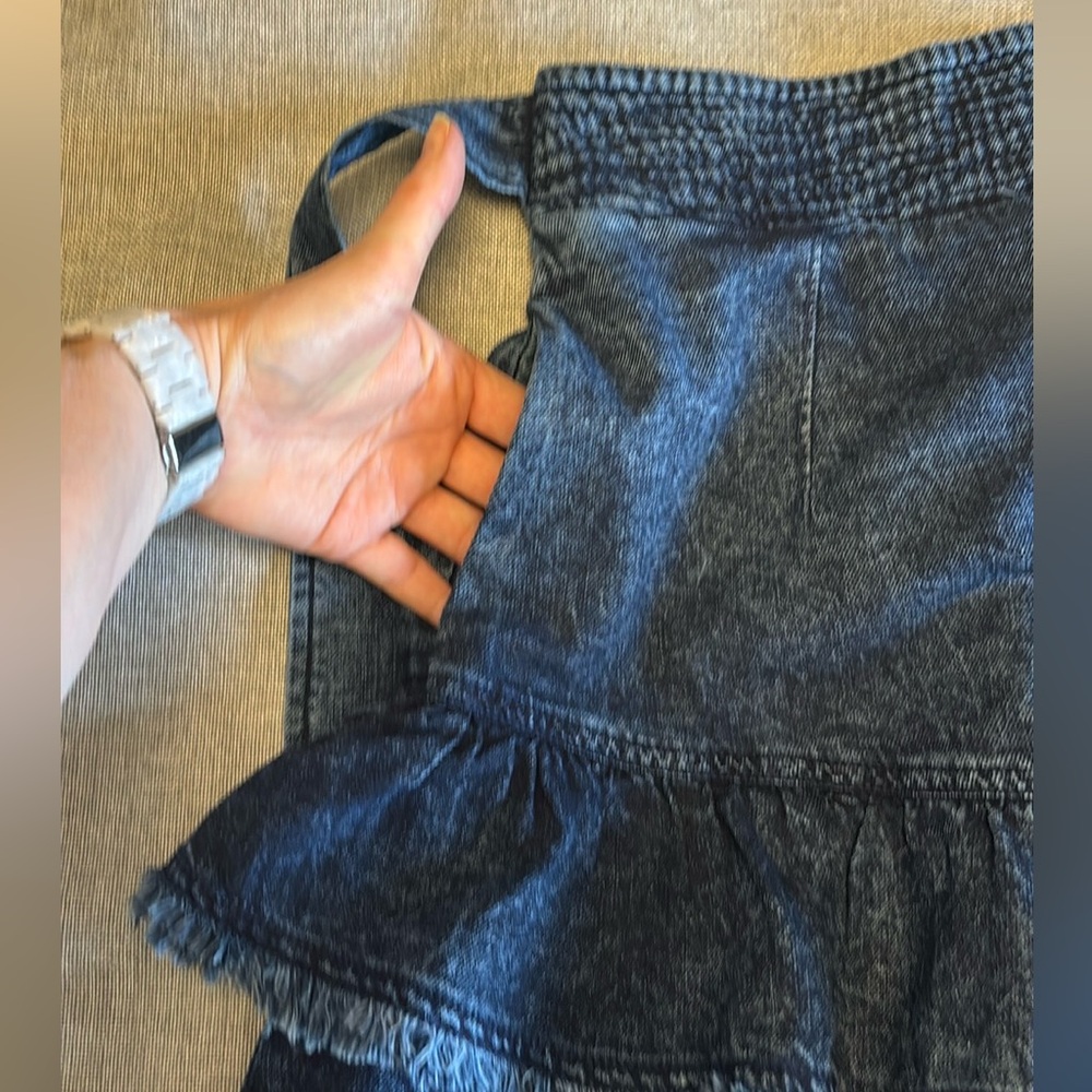 NWT! ANTHROPOLOGIE skirt with ruffles, Sz S. - Picture 5 of 9